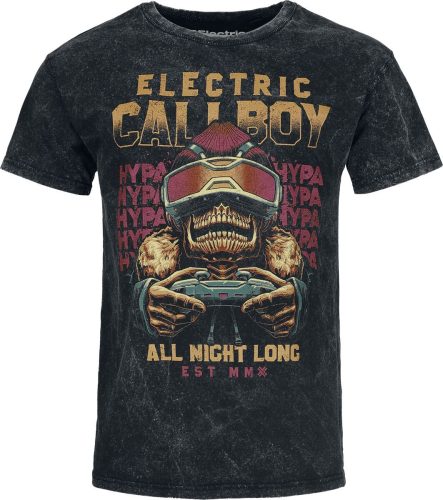 Electric Callboy All Night Long Tričko charcoal