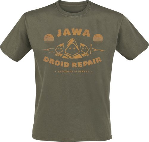 Star Wars Jawa Droid Repair Tričko khaki