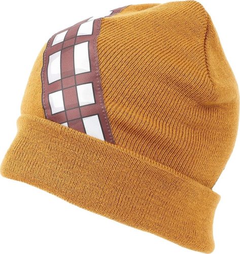 Star Wars Chewbacca Beanie čepice hnědá