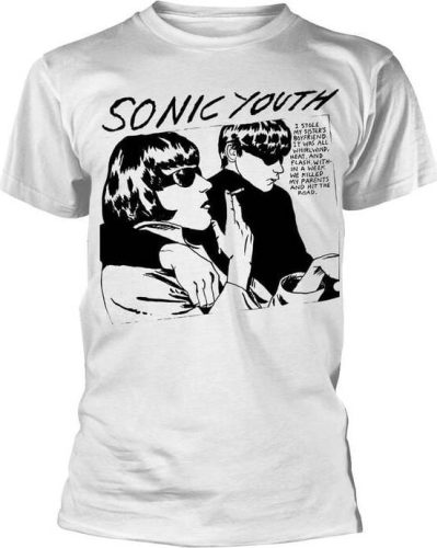 Sonic Youth Goo Album Cover Tričko bílá