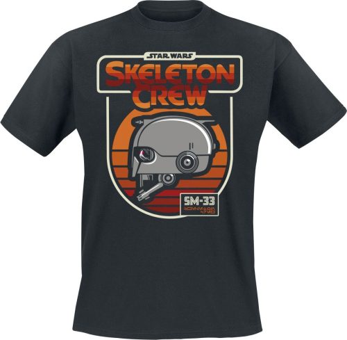 Star Wars Skeleton Crew - SM-33 Retro Tričko černá