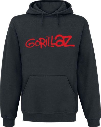 Gorillaz Logo Mikina s kapucí černá