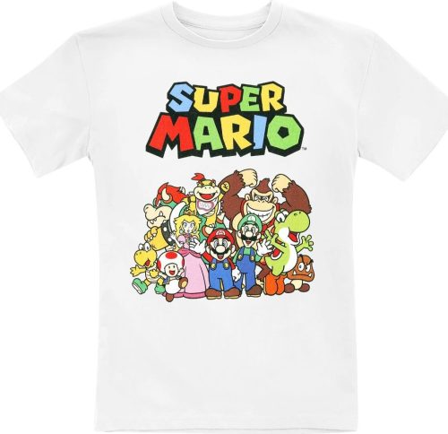 Super Mario Kids - Characters detské tricko bílá