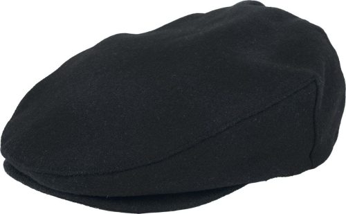 Brixton Hooligan Flannel Flat Cap Čepice černá