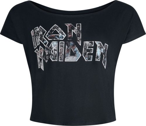 Iron Maiden Logo Dámské tričko černá