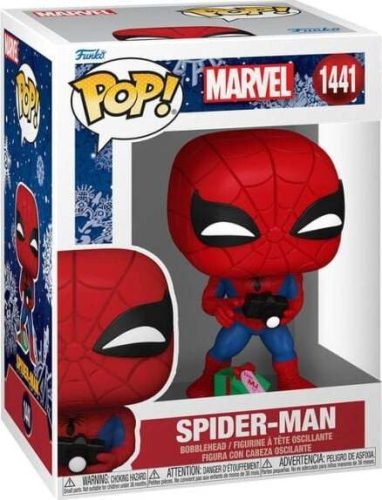 Spider-Man Vinylová figurka č.1441 Spider-Man (Holiday) Sberatelská postava vícebarevný