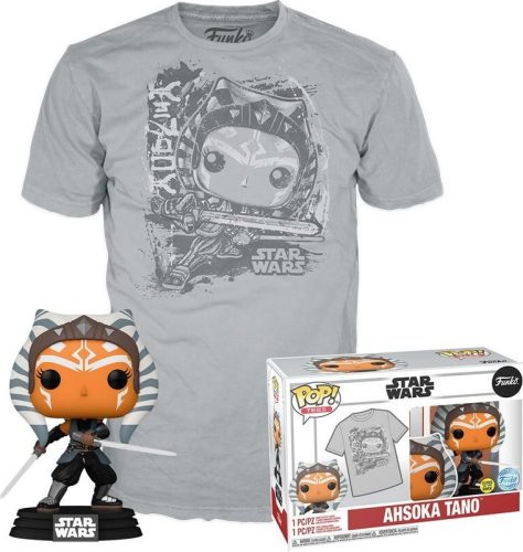 Star Wars The Mandalorian - Ahsoka Tano POP! a tričko (svítí v tmě) Sberatelská postava standard