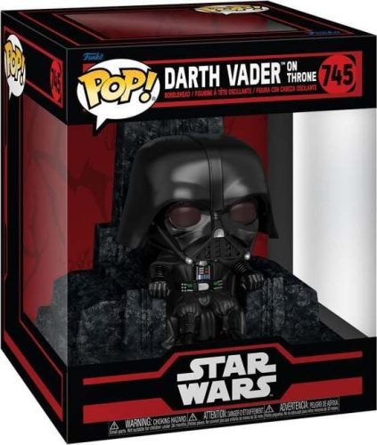 Star Wars Vinylová figurka č.745 Darth Vader on Throne (Pop! Deluxe) Sberatelská postava vícebarevný