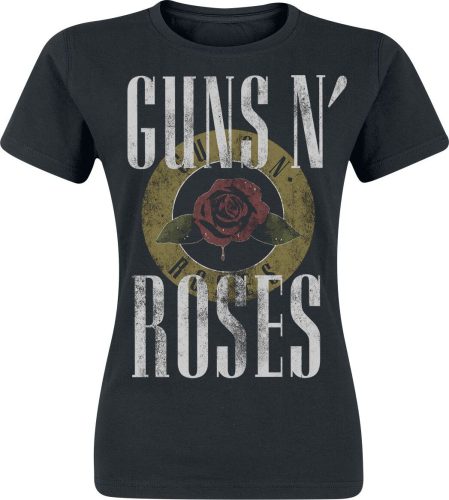 Guns N' Roses Rose Logo Dámské tričko černá