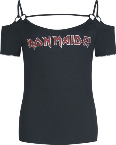 Iron Maiden Logo Dámské tričko černá