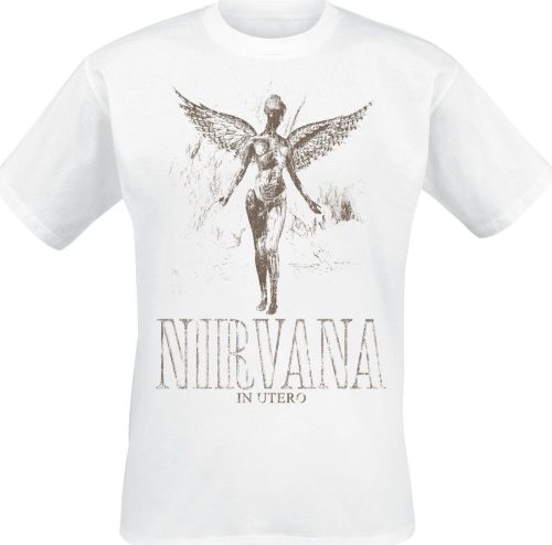 Nirvana In Utero Tričko bílá