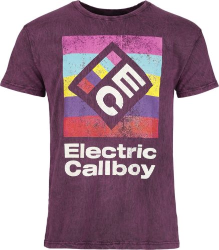 Electric Callboy Square Logo Tričko šeríková