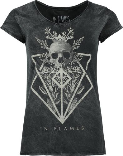 In Flames Skull Dámské tričko černá