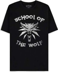 The Witcher School Of The Wolf Tričko černá