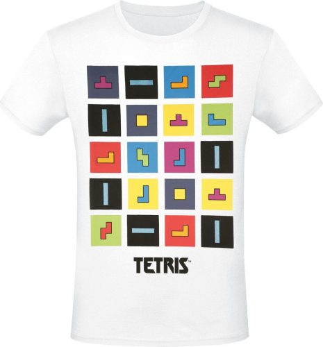 Tetris Color Blocks Tričko bílá