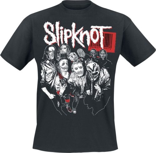 Slipknot Barcode Band Tričko černá