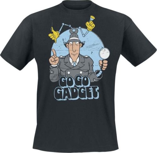 Inspector Gadget Go Go Gadget Tričko černá