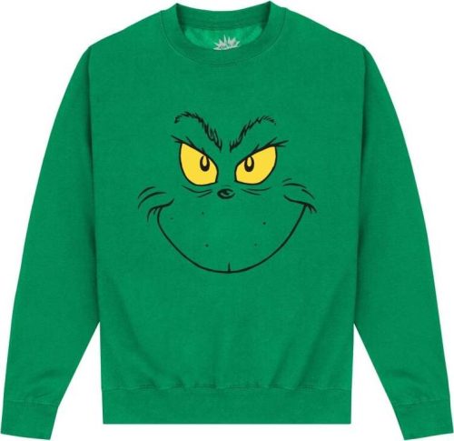 The Grinch Smile Dámská mikina zelená