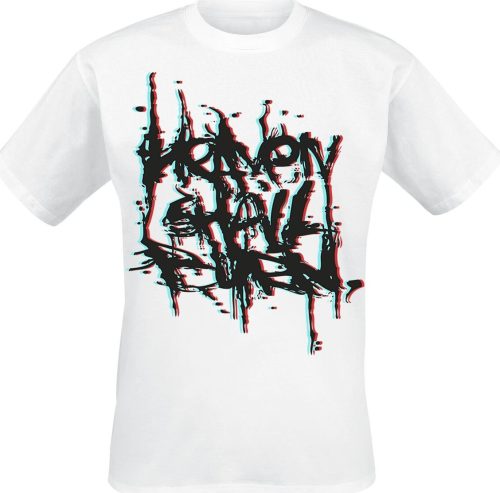 Heaven Shall Burn 3D Logo Tričko bílá