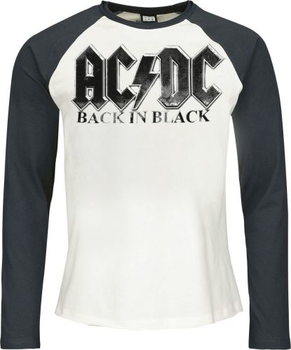 AC/DC Amplified Collection - Back In Black Baseball tričko s dlouhým rukávem vícebarevný