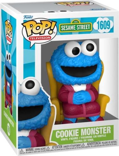 Sesame Street Cookie Monster Vinyl Figur 1609 Sberatelská postava vícebarevný