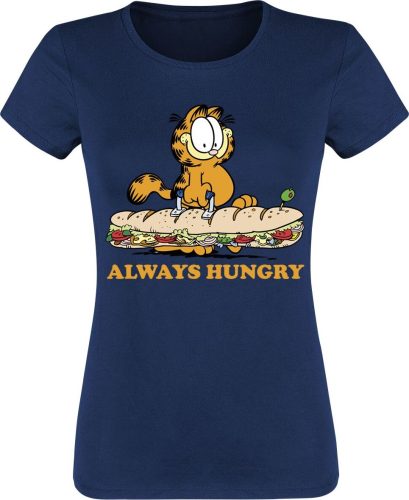 Garfield Always Hungry Dámské tričko námořnická modrá