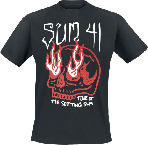 Sum 41 Skull - Tour Shirt 2024 Tričko černá