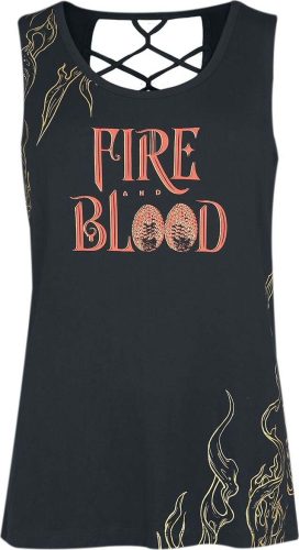 Game Of Thrones Fire And Blood Dámský top černá