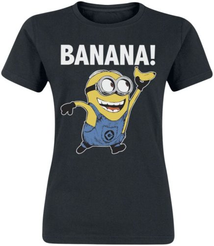 Minions Banana! Dámské tričko černá