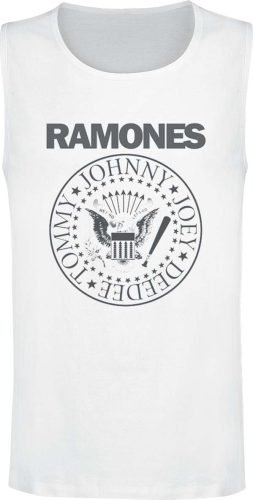 Ramones Crest Tank top bílá