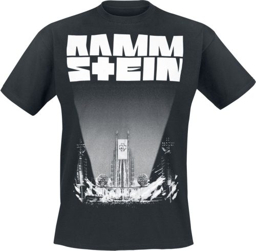 Rammstein Bühne Tričko černá