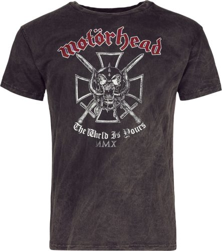 Motörhead Iron Cross Tričko šedá