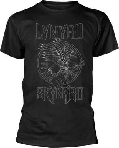 Lynyrd Skynyrd Eagle Guitar Tričko černá