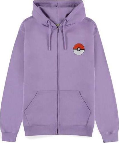 Pokémon Gengar Mikina s kapucí na zip šeríková