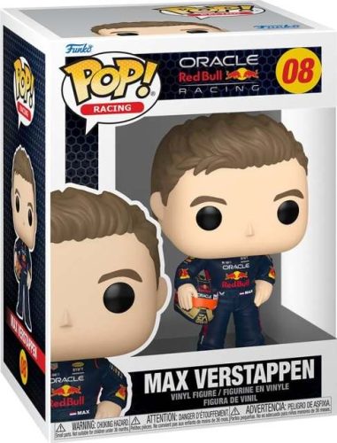 Formel 1 Vinylová figurka č.08 Max Verstappen Sberatelská postava vícebarevný