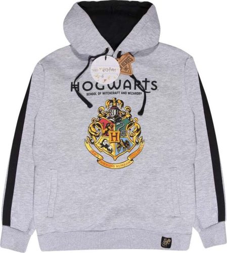 Harry Potter Hogwarts Crest Mikina s kapucí prošedivelá