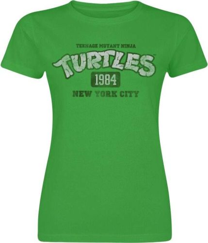 Teenage Mutant Ninja Turtles NY 1984 Dámské tričko zelená