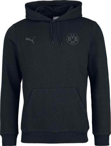 Puma BVB Essentials Hoodie Mikina s kapucí černá