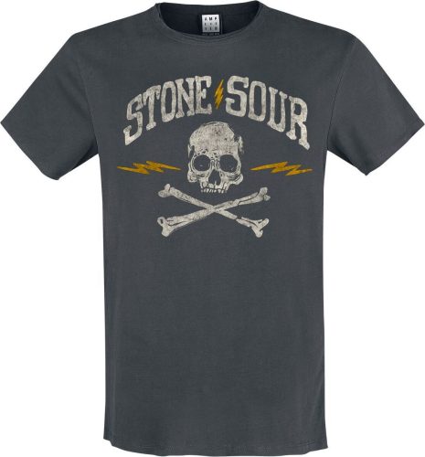 Stone Sour Amplified Collection - Skull Tričko charcoal