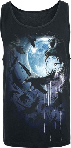 Spiral Crow Moon Tank top černá