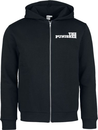 The Punisher Skull Mikina s kapucí na zip černá