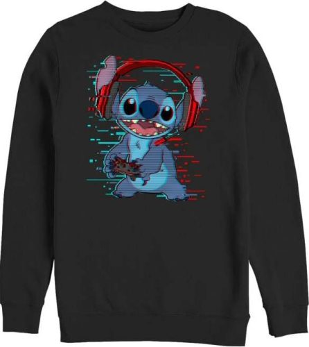 Lilo & Stitch Stitch Games Mikina černá