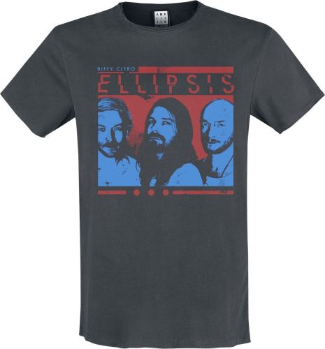 Biffy Clyro Amplified Collection - Ellipsis Tričko charcoal