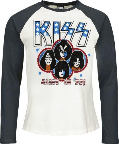 Kiss Amplified Collection - Alive In 77 Baseball tričko s dlouhým rukávem vícebarevný