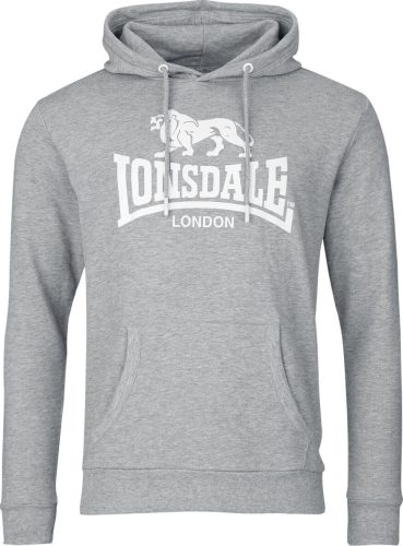 Lonsdale London FREMINGTON Mikina s kapucí na zip šedá