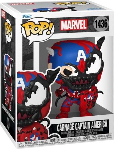 Marvel Vinylová figurka č.1436 Carnage Captain America Sberatelská postava vícebarevný