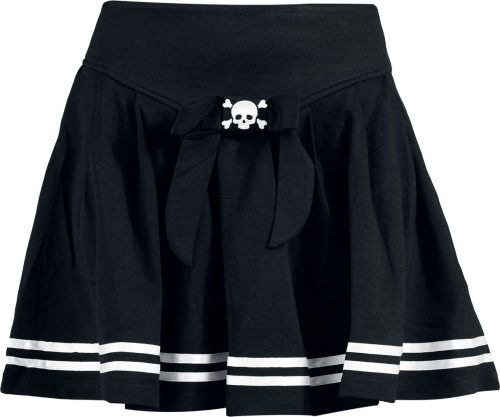 Jawbreaker Sailor Mini Skirt Sukně cerná/bílá