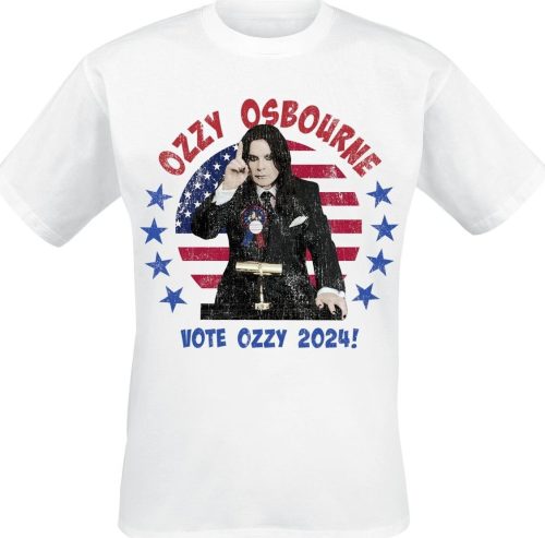 Ozzy Osbourne Ozzy Of President 2024 Tričko bílá