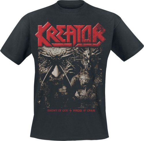 Kreator Enemy Of Chaos Tričko černá