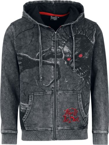 Iron Maiden EMP Signature Collection Mikina s kapucí na zip šedá